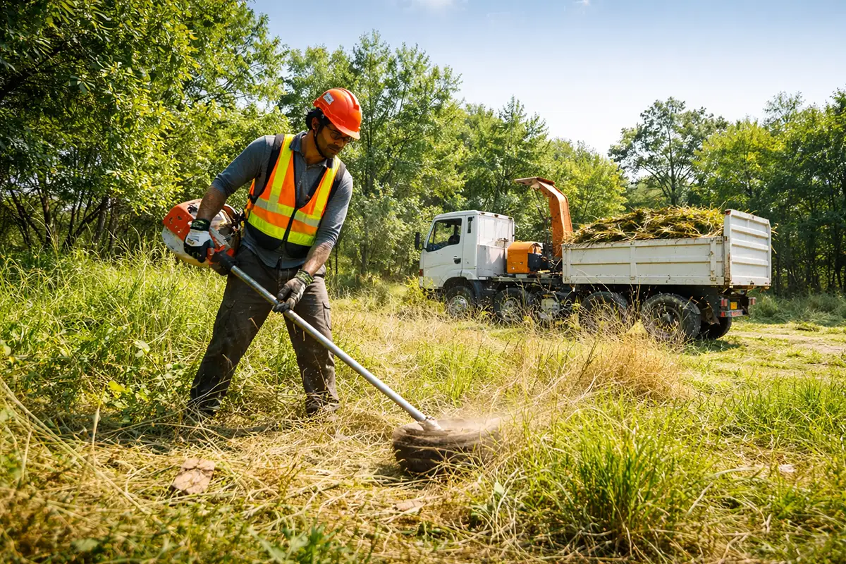 Καθαρισμός οικοπέδου